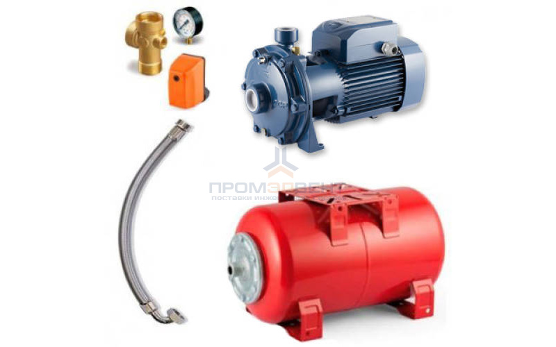 Насосная станция Pedrollo HYDROFRESH 2Cpm 25/130N-50 CL - 0,75 кВт (Qmax 100 л/мин, 1x230В)