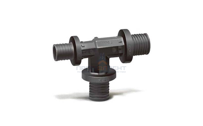 Тройник переходной Varmega Slide-fit - 32 x 16 x 32 (для труб из сшитого полиэтилена)