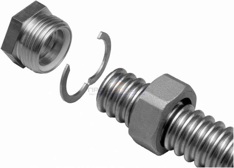 Комплект концевого фитинга из латуни Meibes FixLock Ду25 1