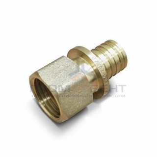 Переход на внутреннюю резьбу Varmega Slide-fit - 32 x 1" (латунь, для труб из сшитого полиэтилена)
