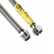 Подводка для газа гибкая сильфонная AYVAZ (Гайка/Штуцер) - 1/2" (длина 500 мм)