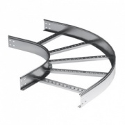 Угол горизонтальный 90? 80x600 R300, цинк-ламельный