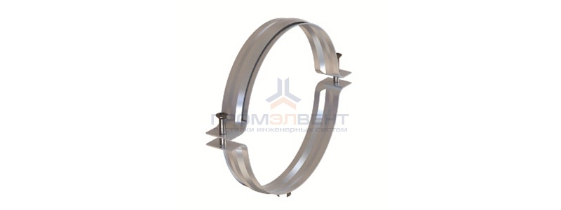 Хомут для тяжелых нагрузок 90мм, без изоляции