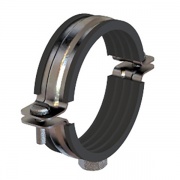 Хомут для средних нагрузок 3/8", c изоляцией